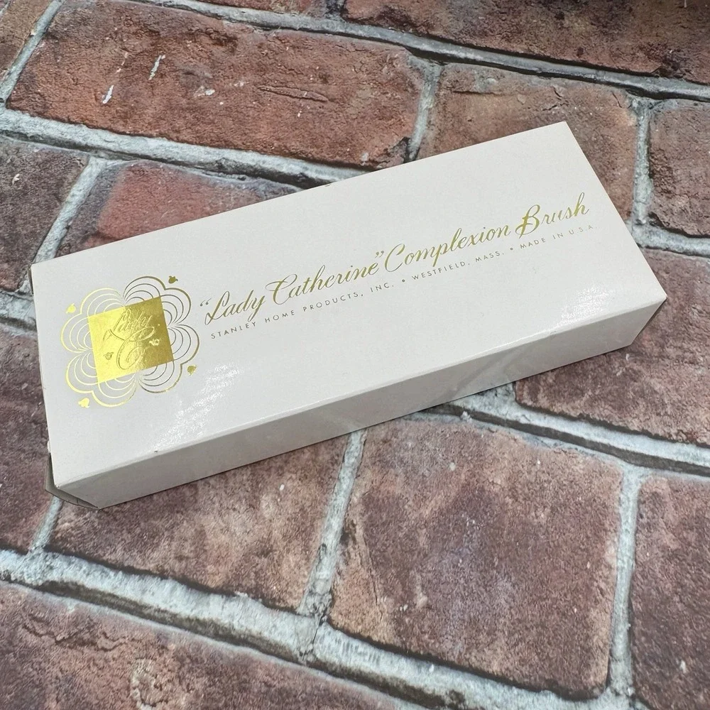 Vintage 50s 60s Lady Catherine‎ Powder Brush Stanley Home Products Boxed USA